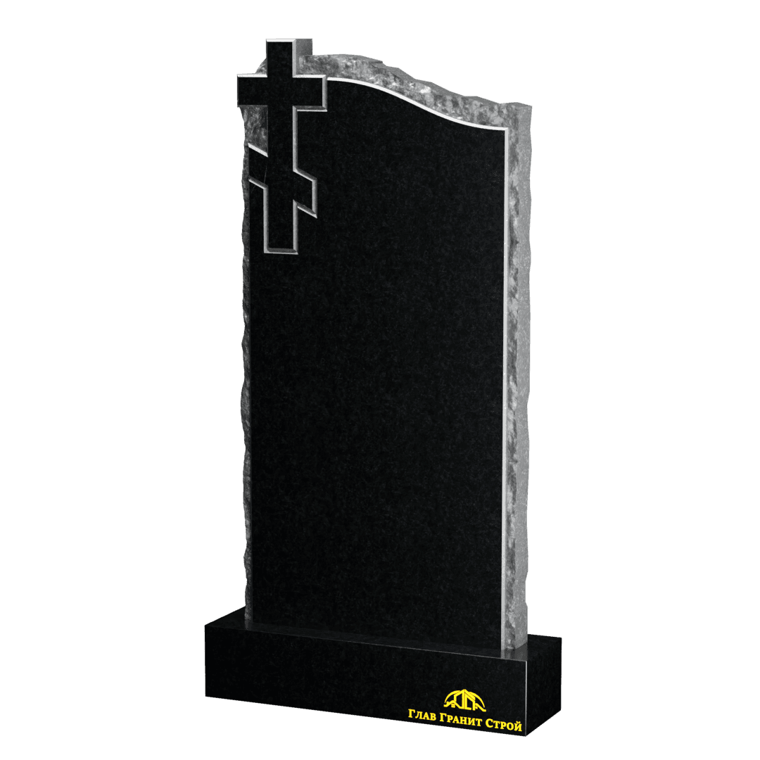 В06-11 Стела крест-скала из букинского гранита
