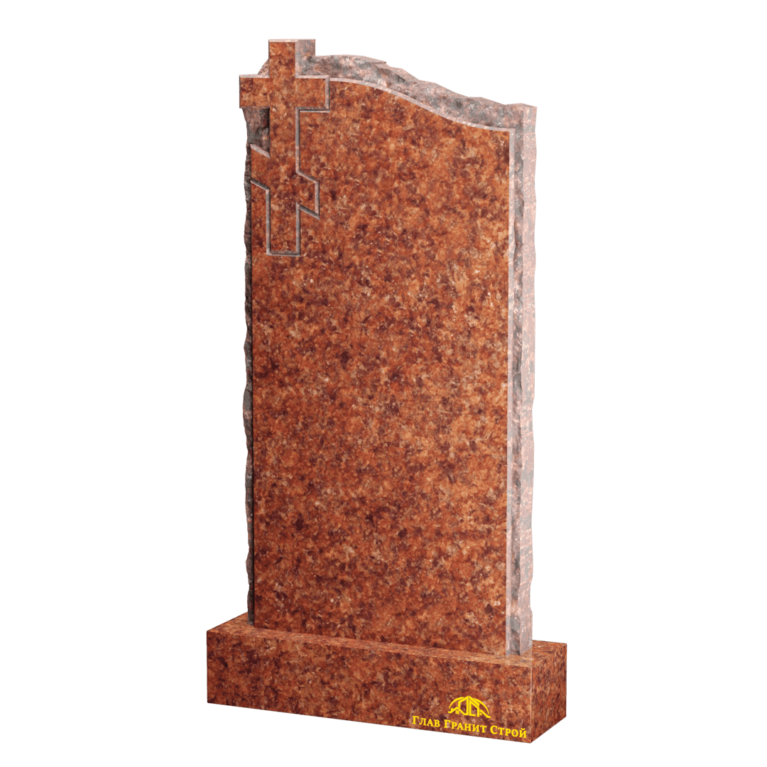 В06-11 Стела крест-скала из лезниковского гранита