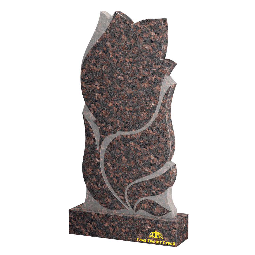 В07-03 Вертикальный памятник Цветок дымовский