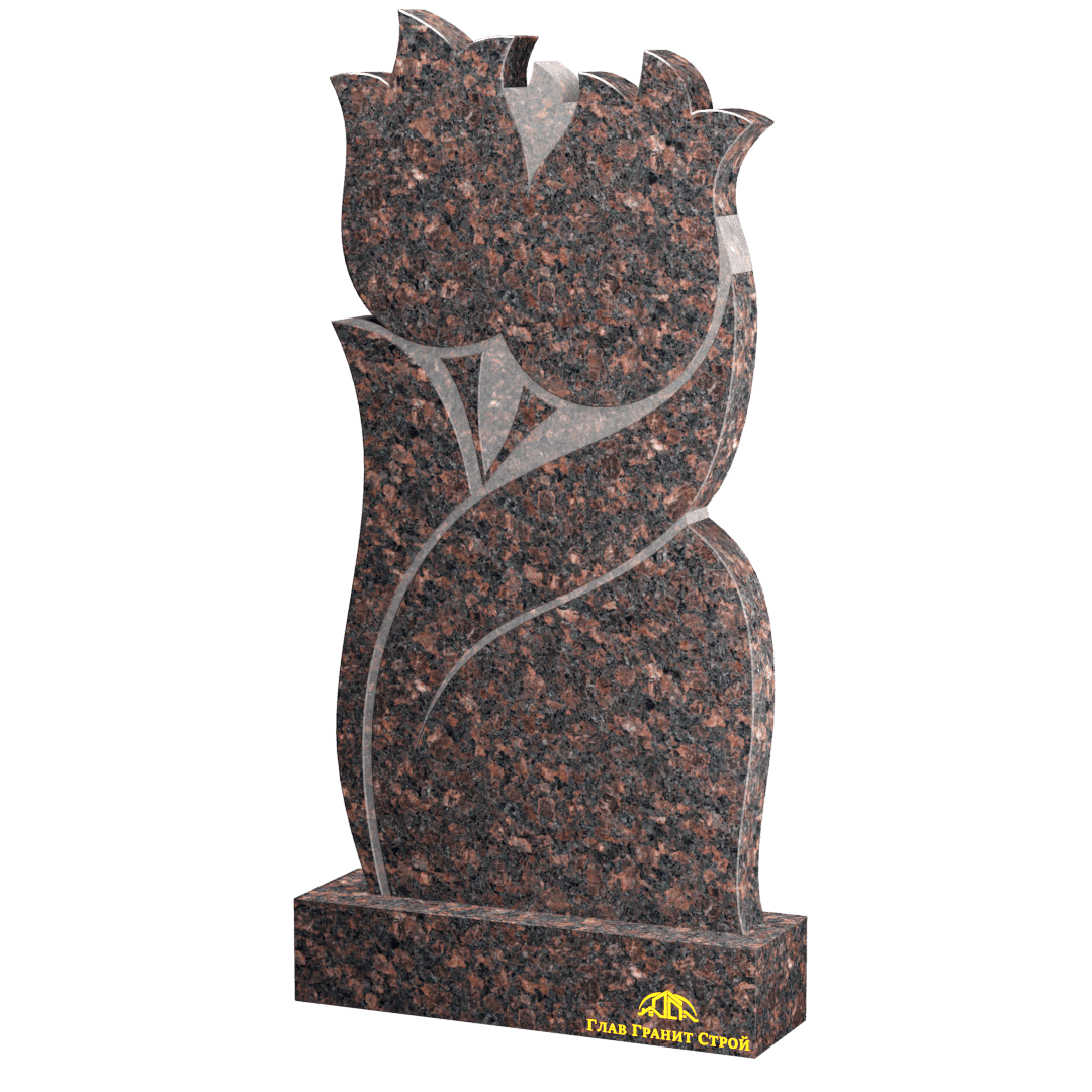 В07-04 Бутон два цветка дымовский