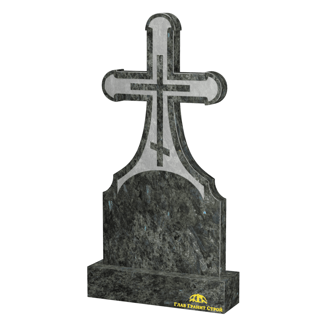 В08-03 Крест со вставкой лабрадорит