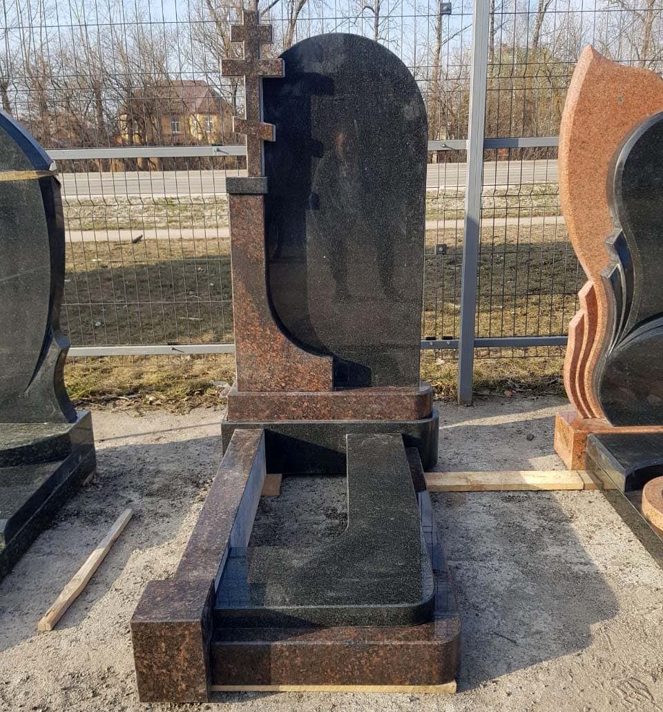 Комбинированный памятник КП01 фото1