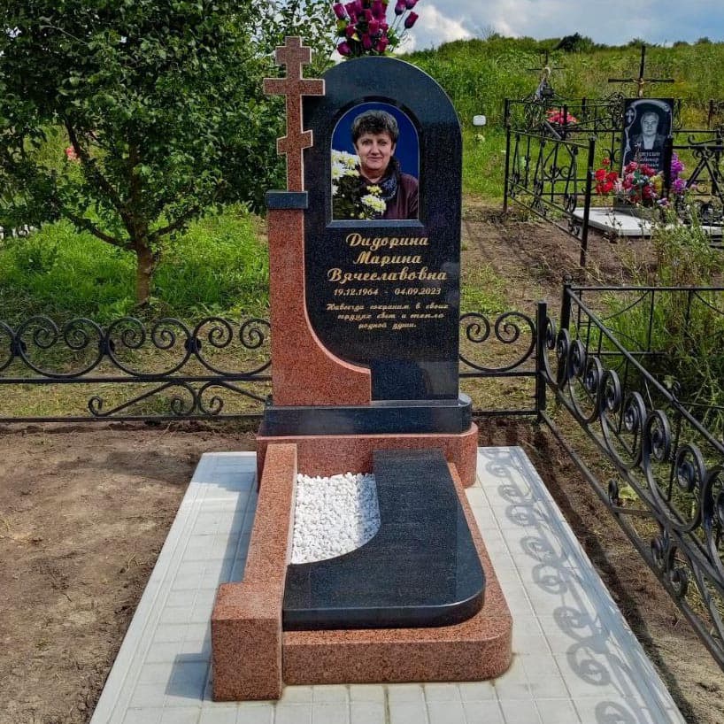 Комбинированный памятник КП01 фото2