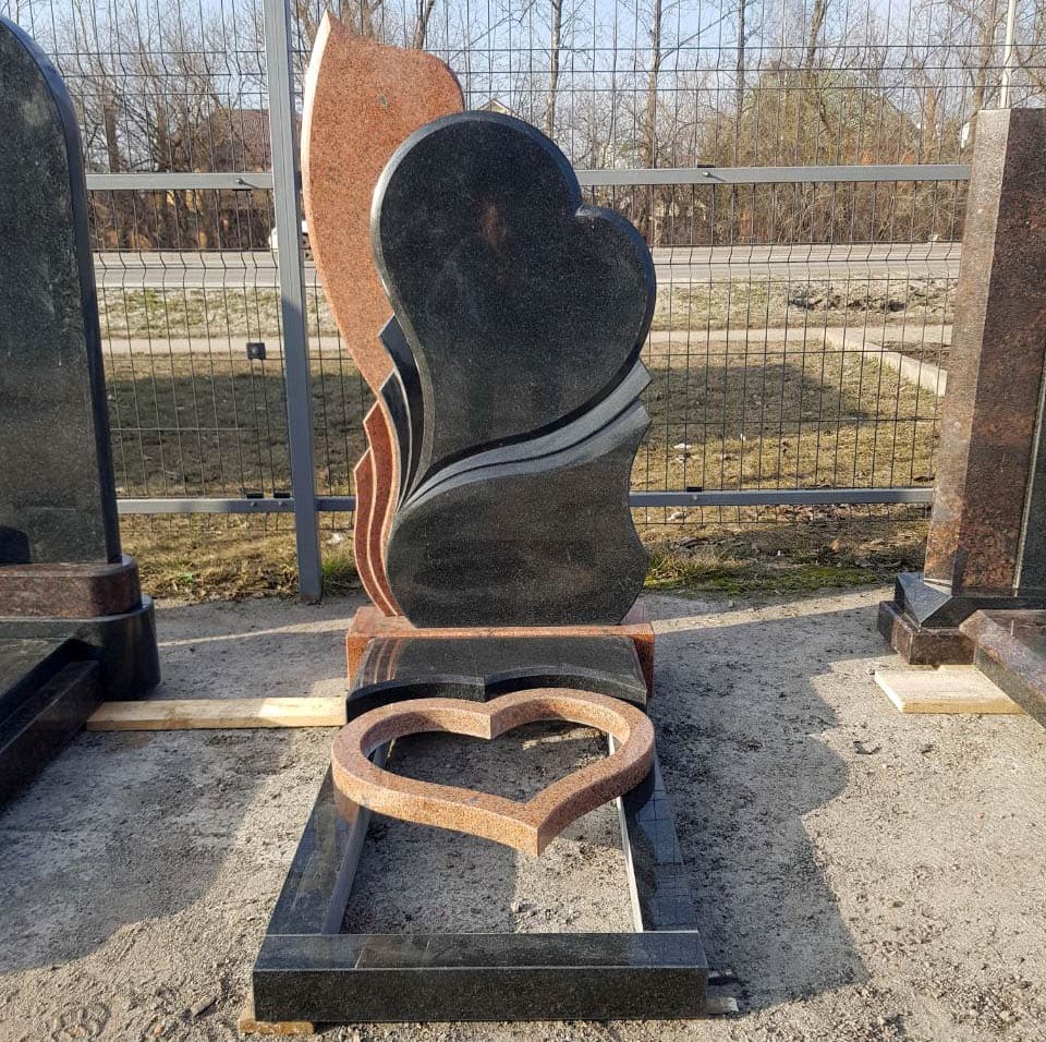 Комбинированный памятник КП03 фото