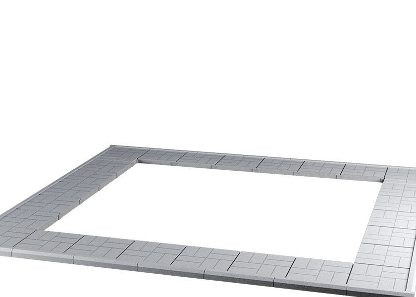 Отмостка из бетонных плит