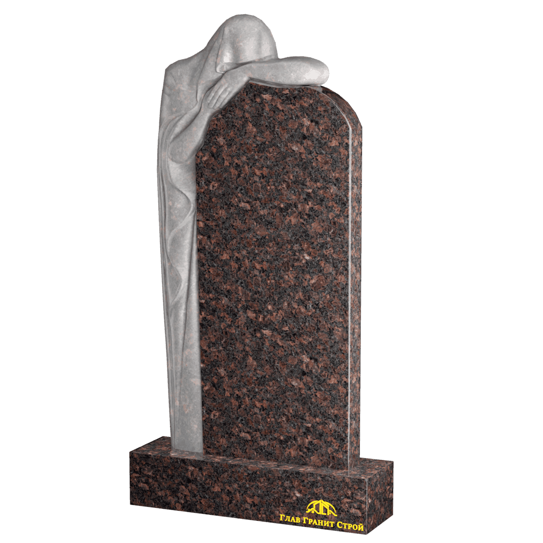 Памятник со Скорбящей из дымовского гранита