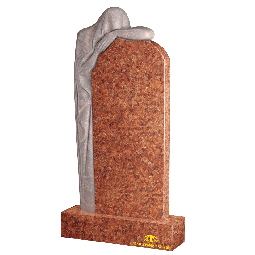 Памятник со Скорбящей из лезниковского гранита