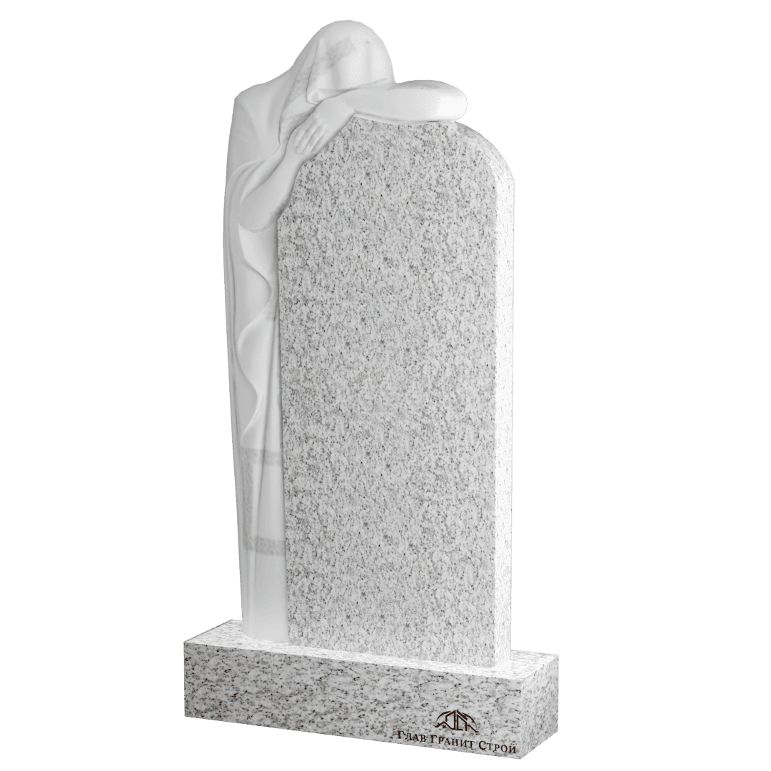 Памятник со Скорбящей из дымовского еранита