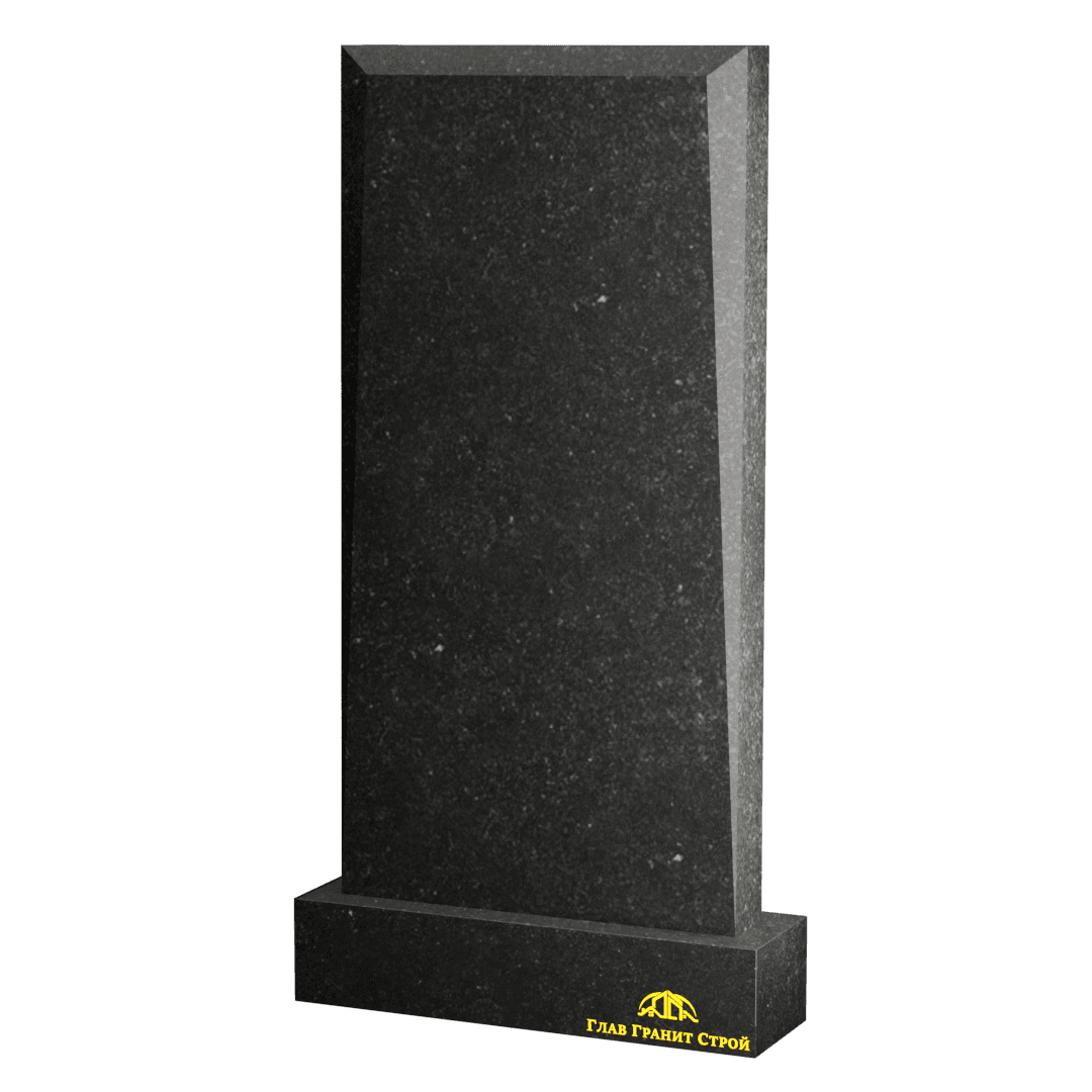 Прямоугольная стела из габбро-диабаза с фасками типа "кий"