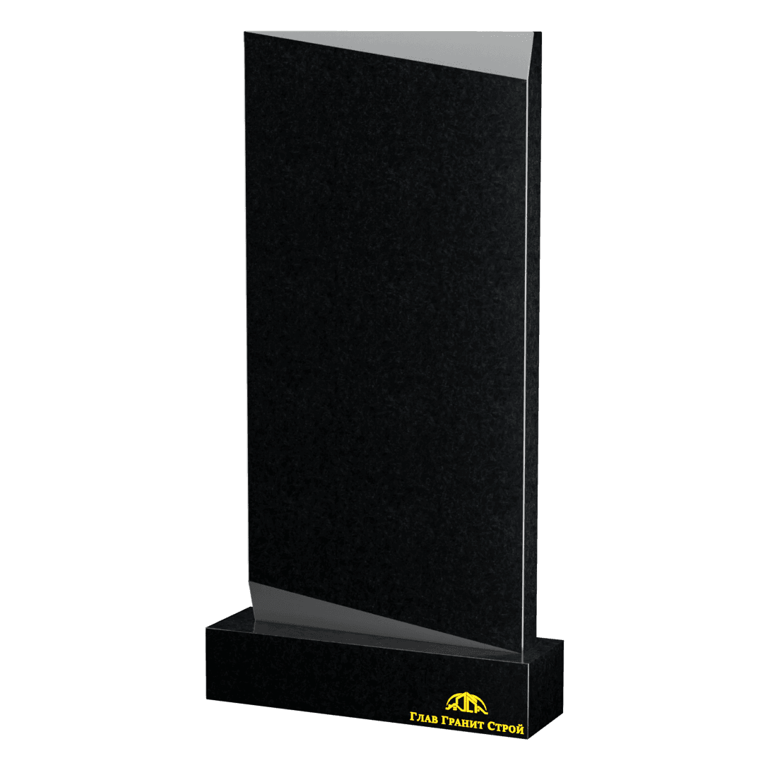Прямоугольная стела из букинского гранита с косыми фасками