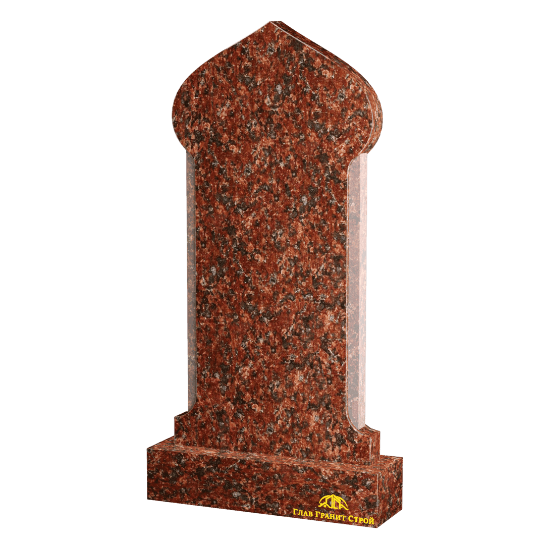 Купол с неполированными гранями из капустинского гранита