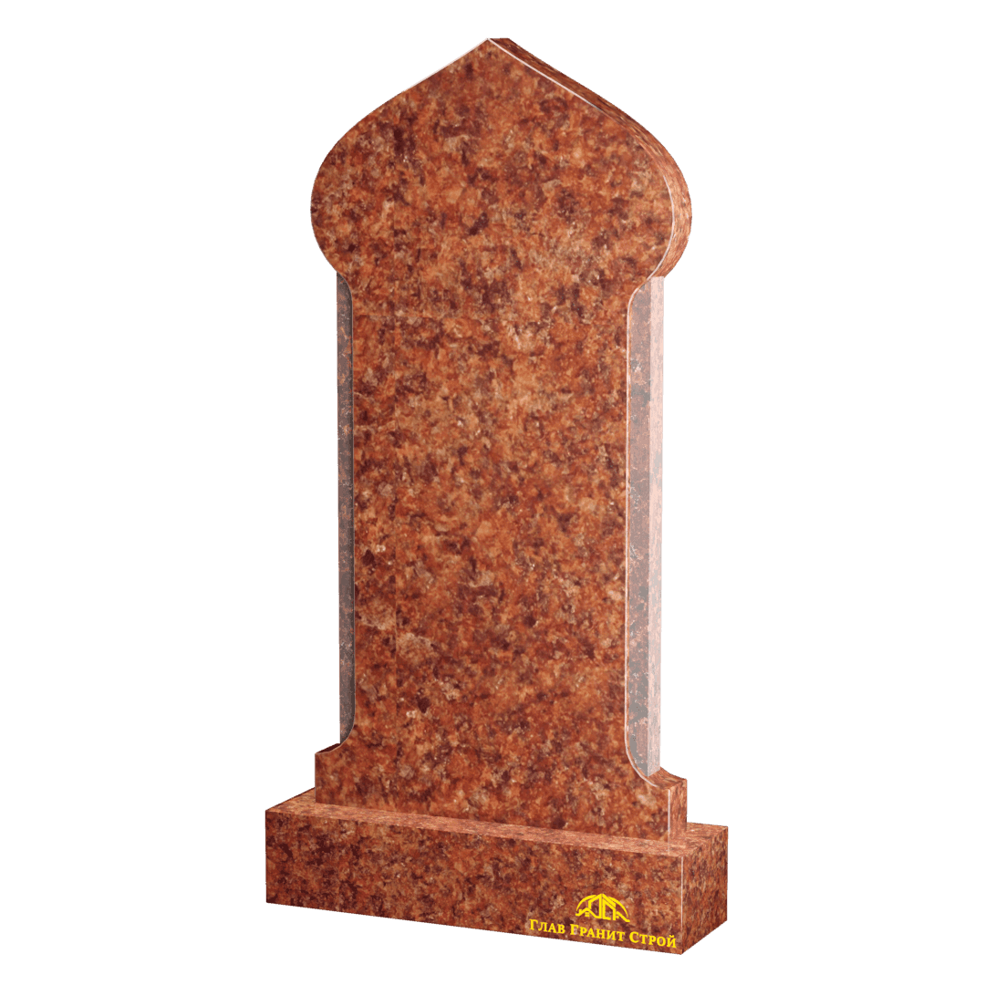 Купол с неполированными гранями из лезниковского гранита