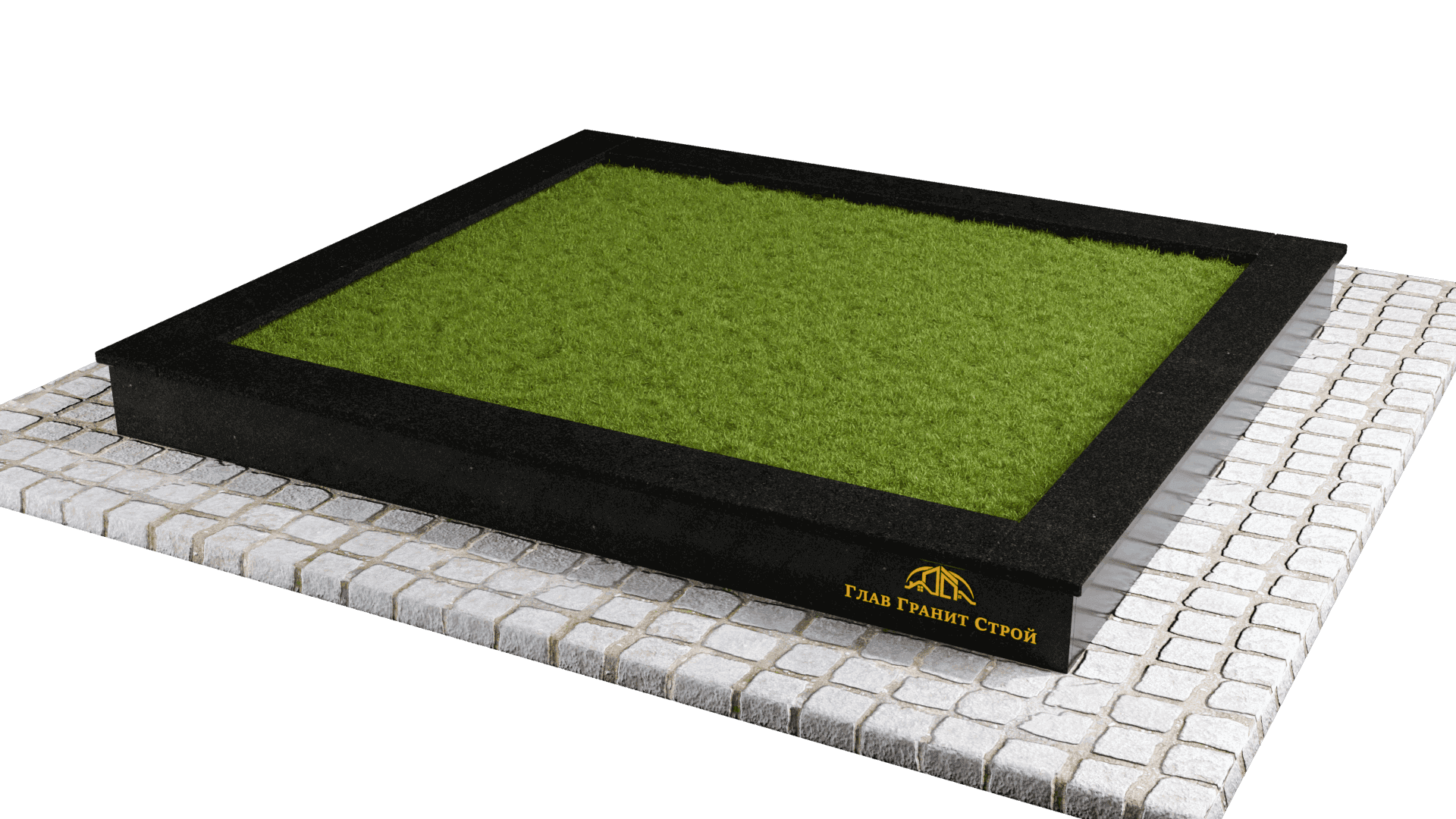 Облицовка по периметру — cladding-perimeter::Брусчатка из покостовского гранита::Габбро-диабаз