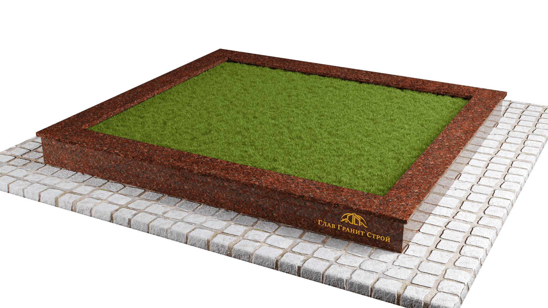 Облицовка по периметру — cladding-perimeter::Брусчатка из покостовского гранита::Капустинский