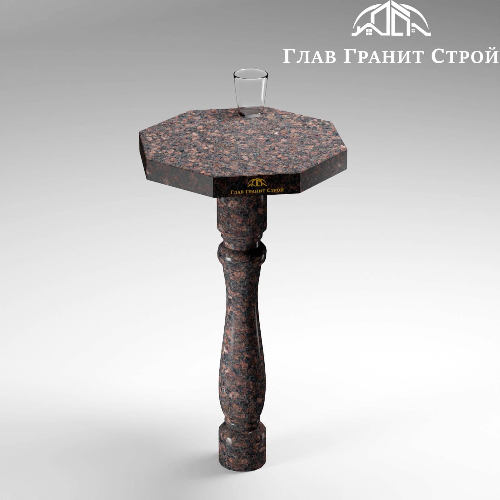 Стол шестиугольный на одной ножке — Дымовский