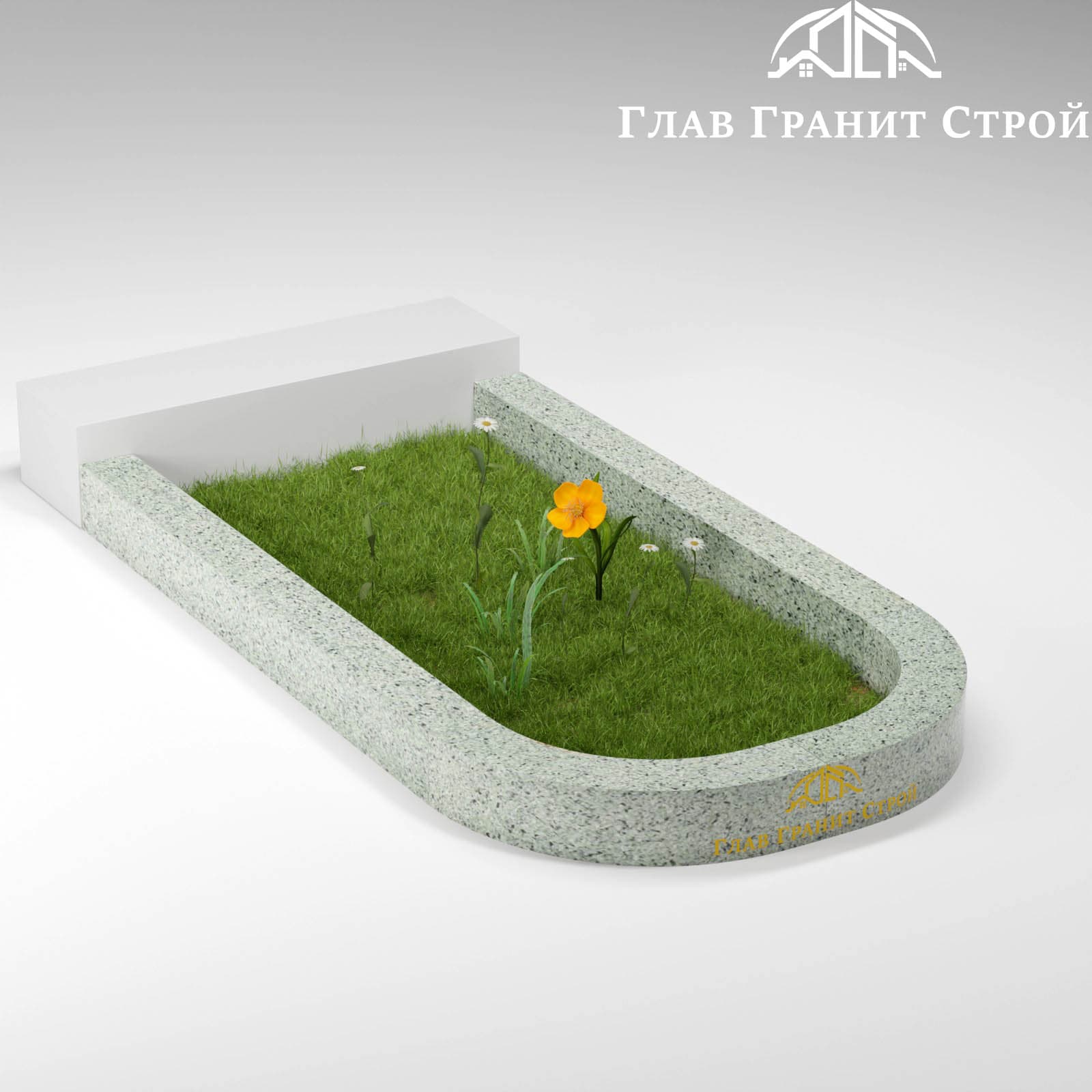 Овальный цветник — Мансуровский