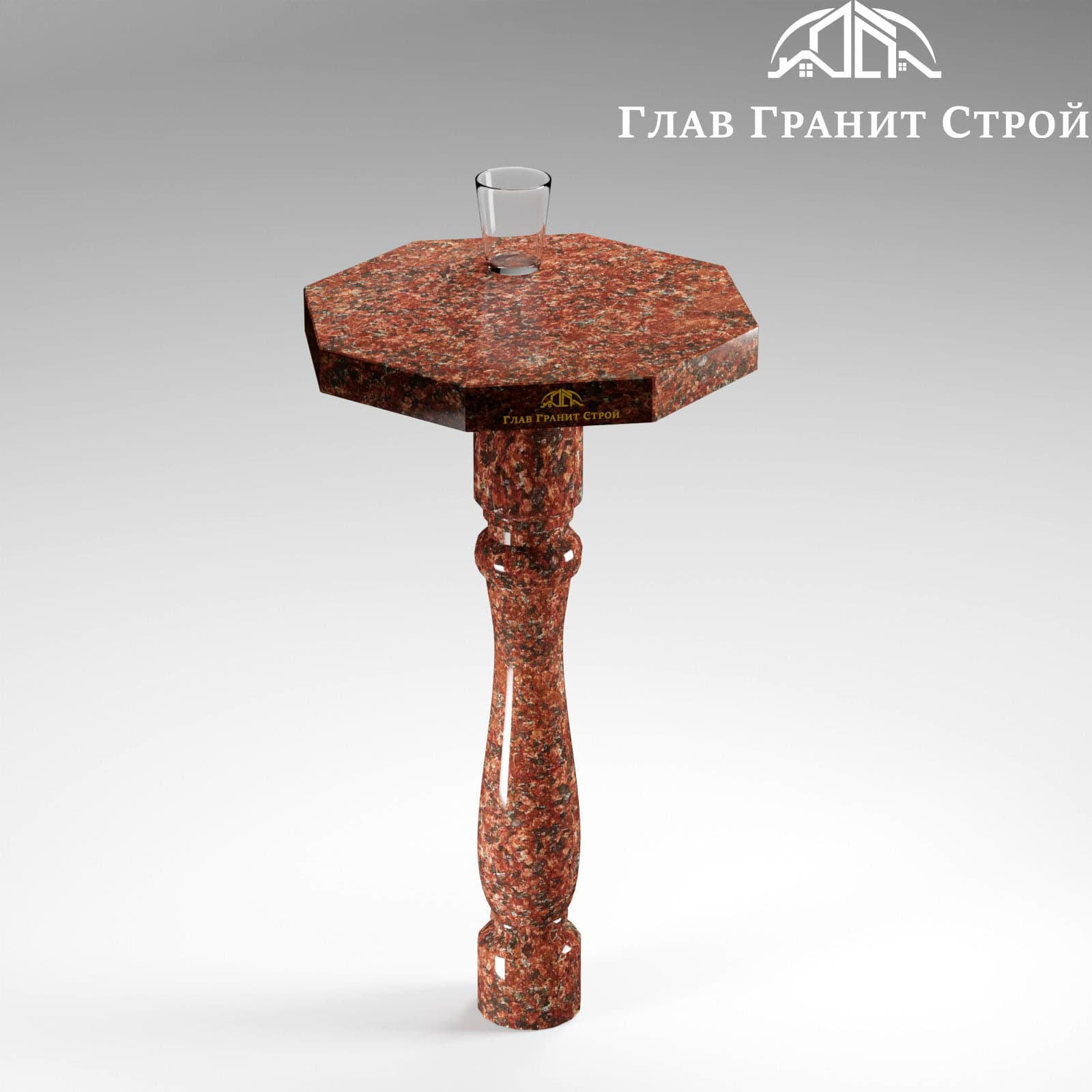 Стол шестиугольный на одной ножке — Капустинский