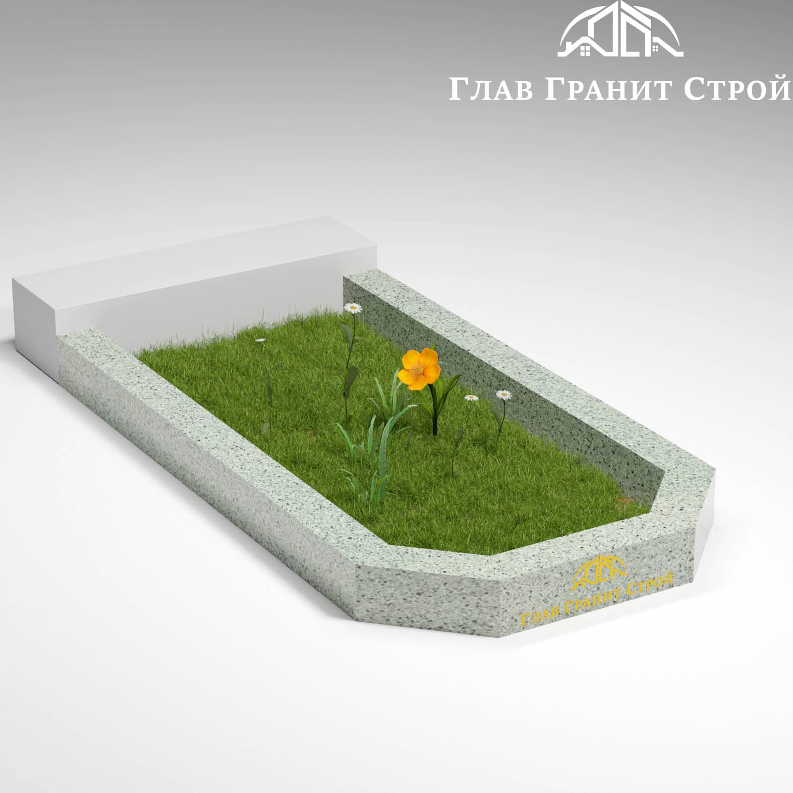 Фигурный цветник — Мансуровский